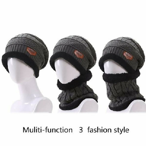 Cozy Fleece Beanie & Scarf